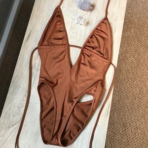 American Apparel Bronze One Piece